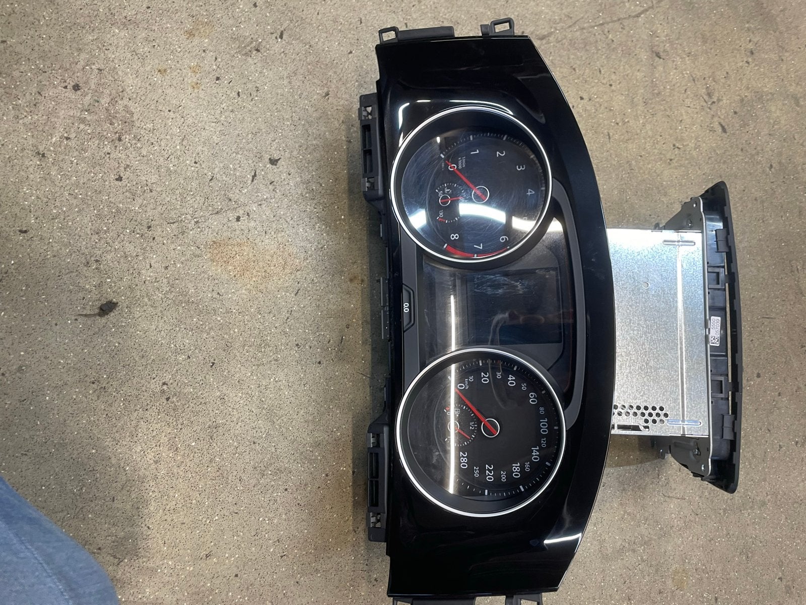 Volkswagen Golf 7 tellerklokken met navigatie, Ophalen of Verzenden, Gebruikt, Volkswagen