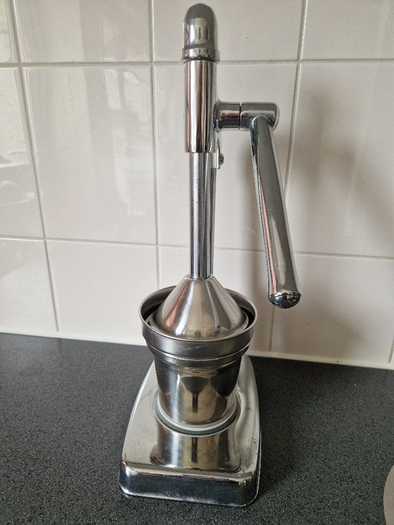 Handmatige Citruspers - RVS Sinaasappelpers, Ophalen of Verzenden, Zo goed als nieuw