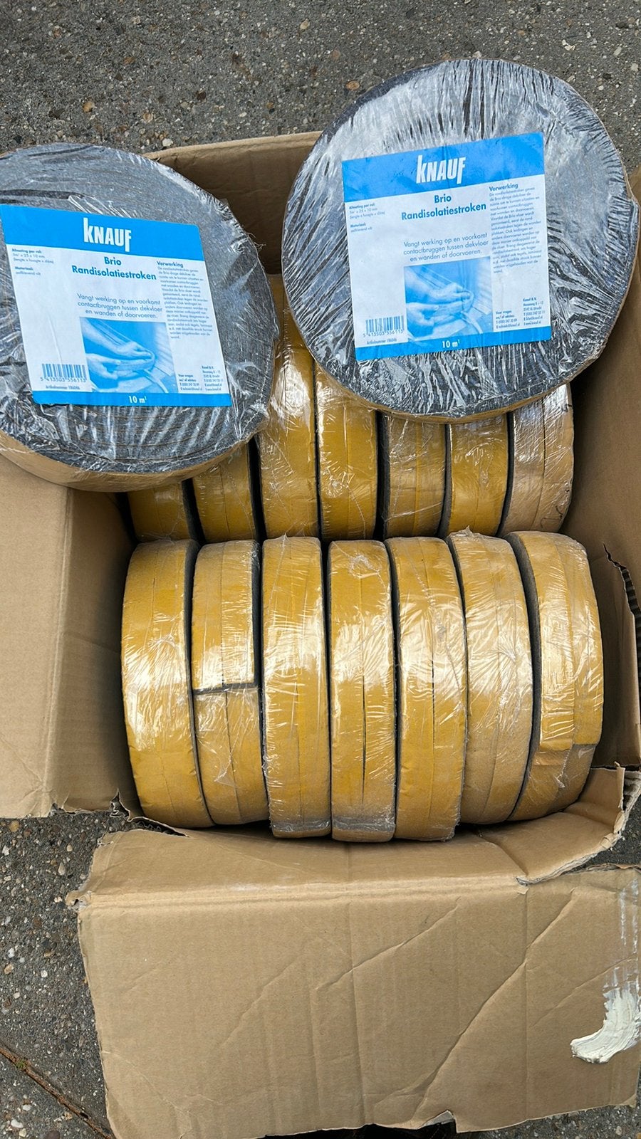 Knauf brio rabdisolatiestroken, Minder dan 4 cm, Overige materialen, 10 tot 15 m², Nieuw