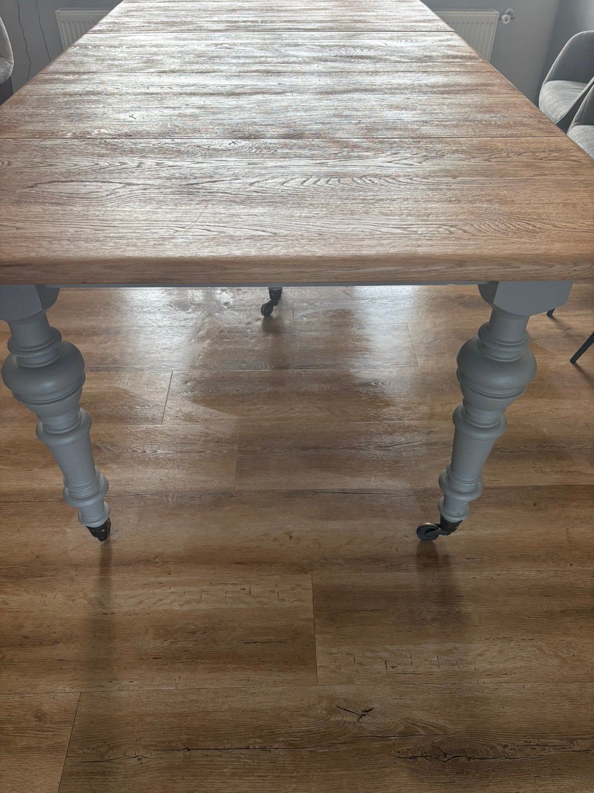 Tafel 2.40 meter (verlengen tot 3.50 meter), Ophalen