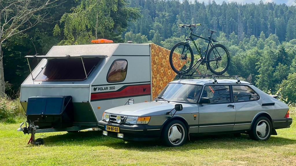Uniek: Polar 300 1979, Caravans en Kamperen, Caravans, Omvormbare zithoek, Schokbreker, Treinzit, Tot en met 3