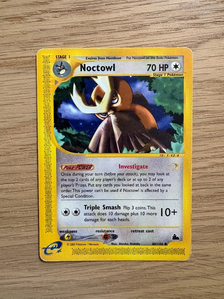 Noctowl 40/144, Hobby en Vrije tijd, Ophalen of Verzenden, Gebruikt, Losse kaart