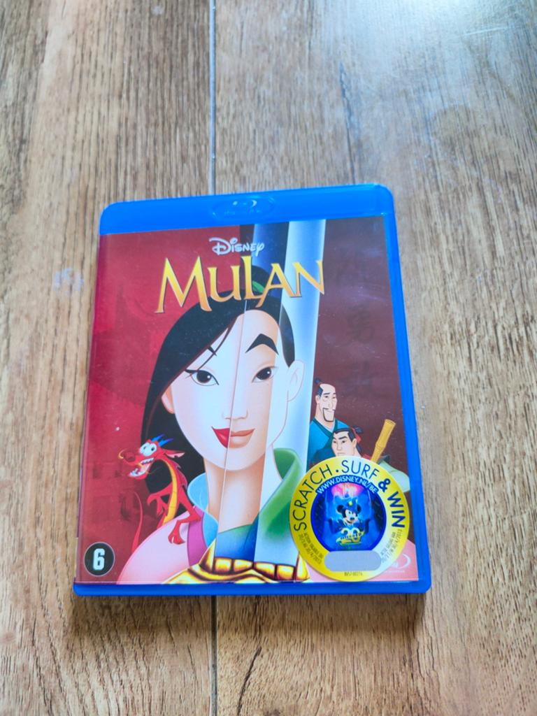 Blu-ray Disney Mulan met Rugnummer 39, Ophalen of Verzenden, Zo goed als nieuw, Tekenfilms en Animatie
