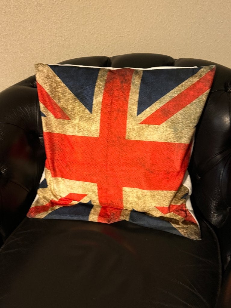 Britse Union Jack vlag kussenhoes, Vierkant, Nieuw, Ophalen of Verzenden, Sierkussen