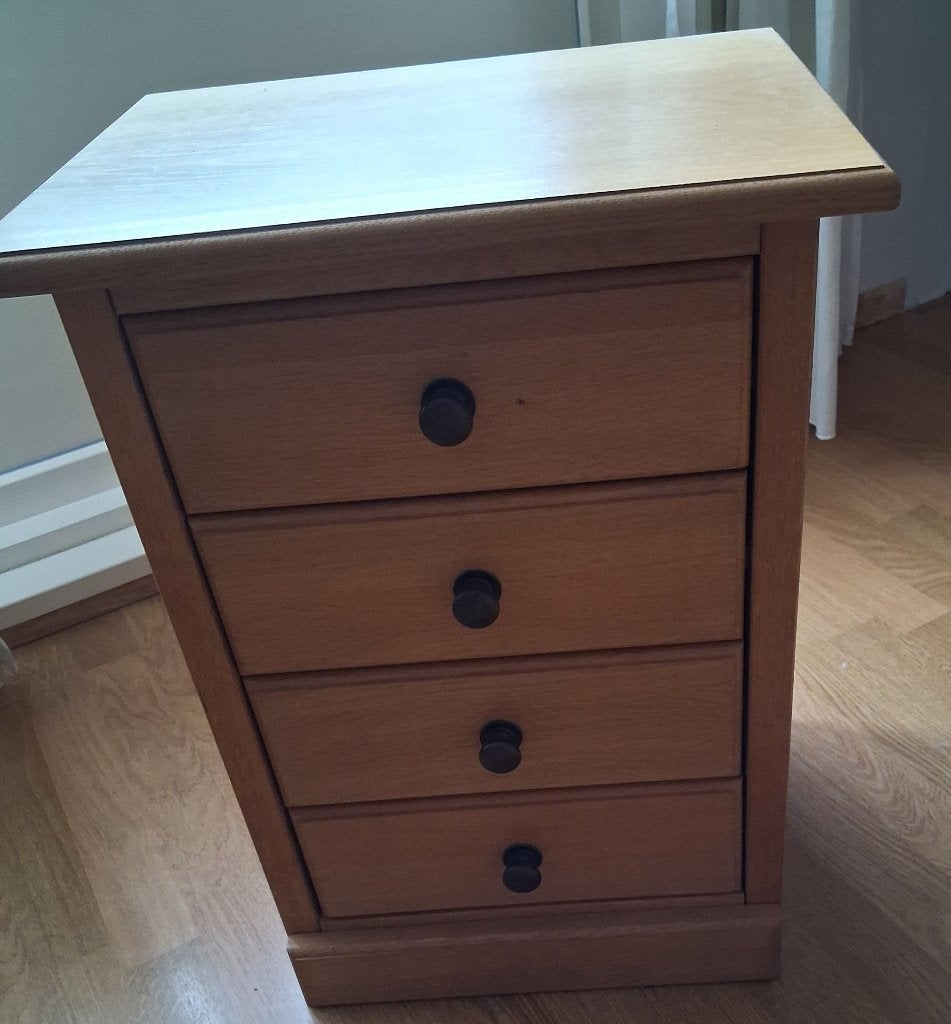 ladenkastje, Huis en Inrichting, Ophalen, Gebruikt, Eikenhout, 50 tot 100 cm
