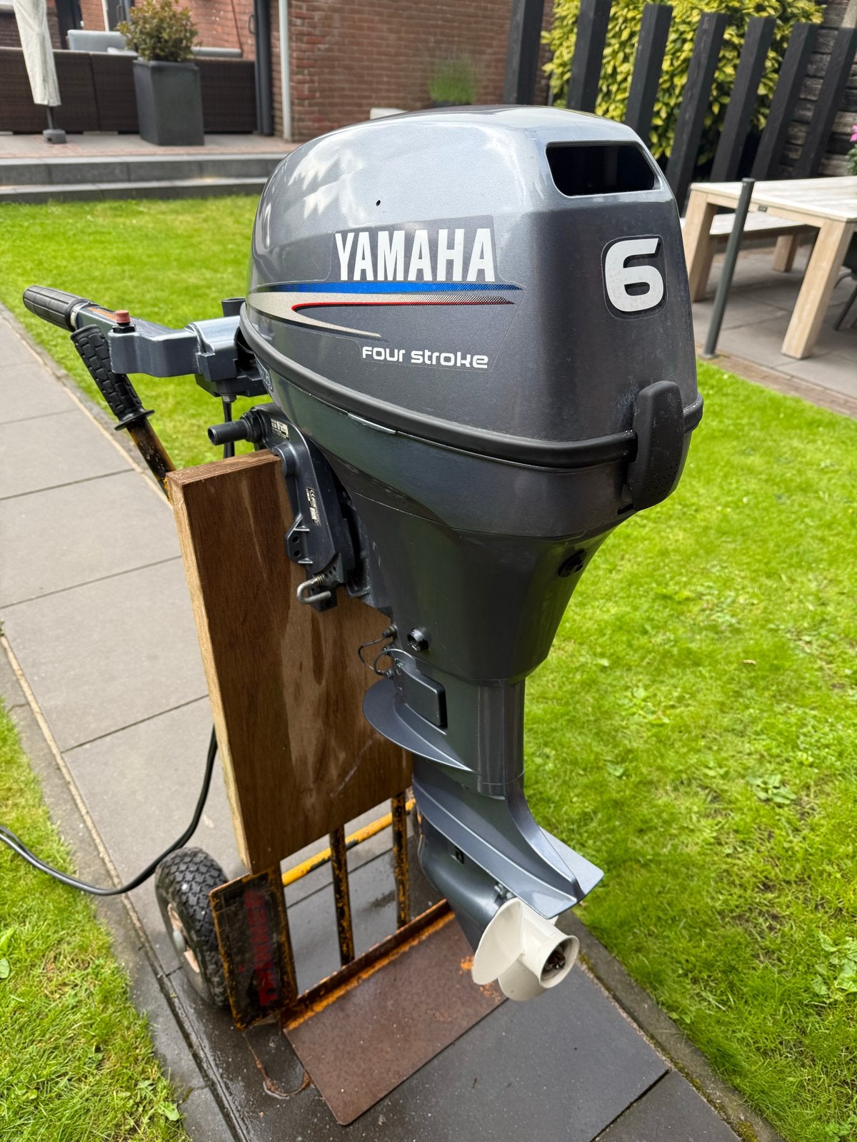Yamaha 6pk kortstaart met elektrische start, Ophalen, Gebruikt, 5 tot 10 pk, Viertaktmotor