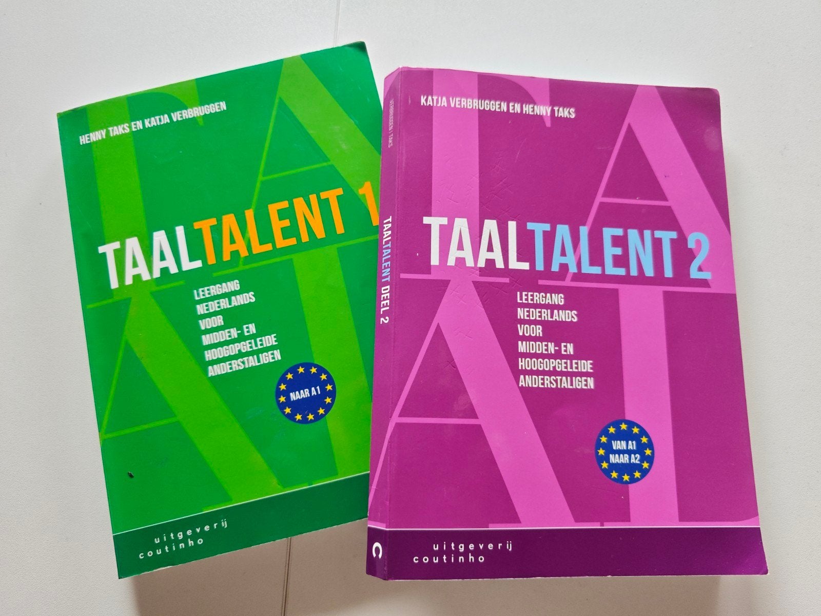 Taaltalent 1 en 2 - Nederlands voor anderstaligen, Gelezen, Ophalen of Verzenden, Overige niveaus, Alpha