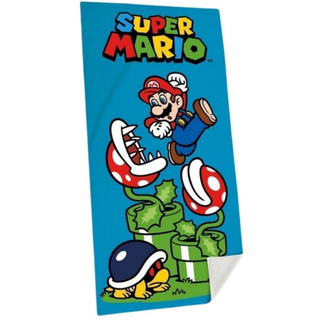 Super Mario Badlaken / Strandlaken - Katoen, Kinderen en Baby's, Kinderkleding | Kinder-zwemkleding, Super Mario, One size, Nieuw