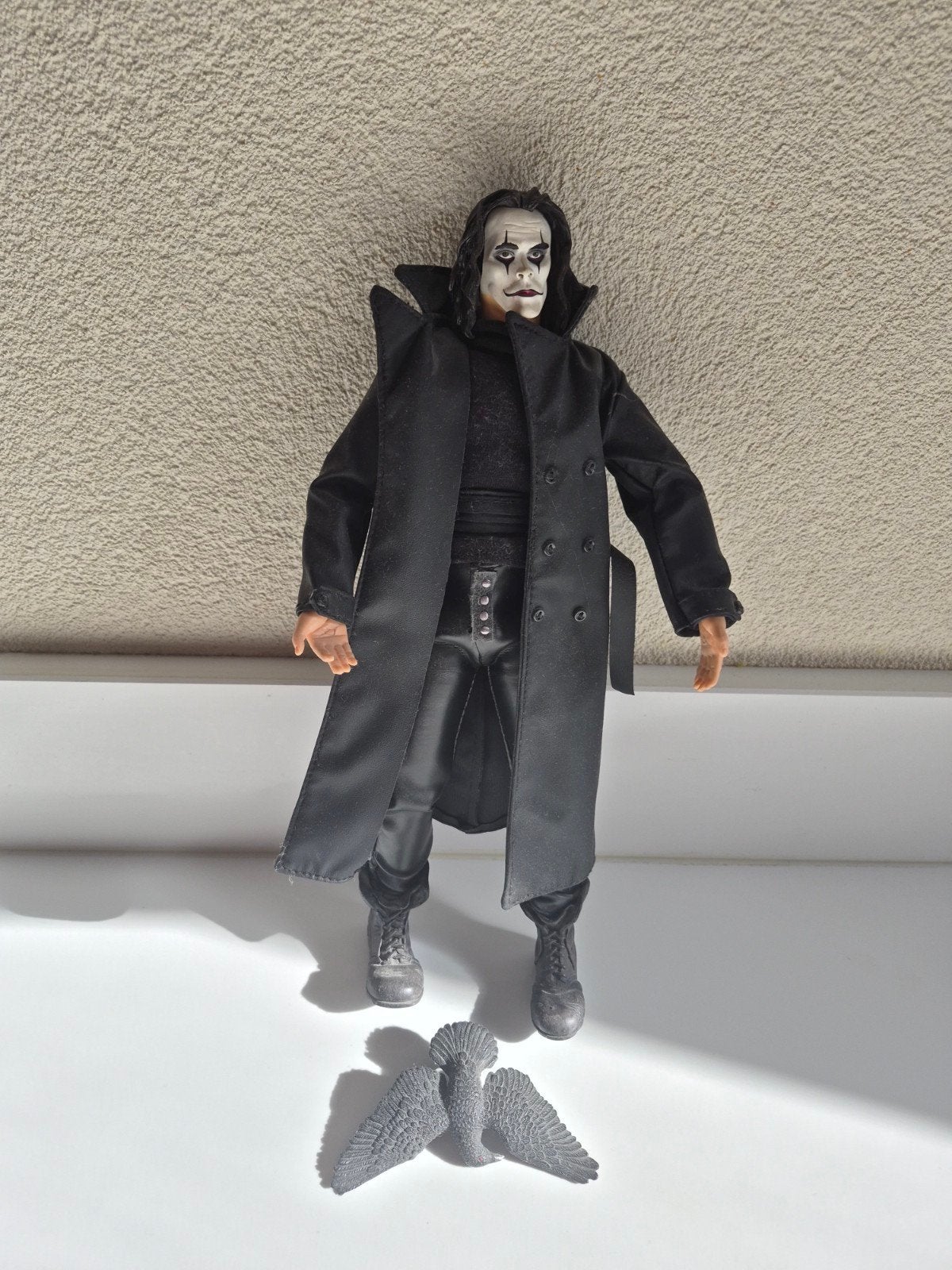the crow eric draven brandon lee action figure 30 cm, Ophalen of Verzenden, Zo goed als nieuw, Actiefiguur of Pop