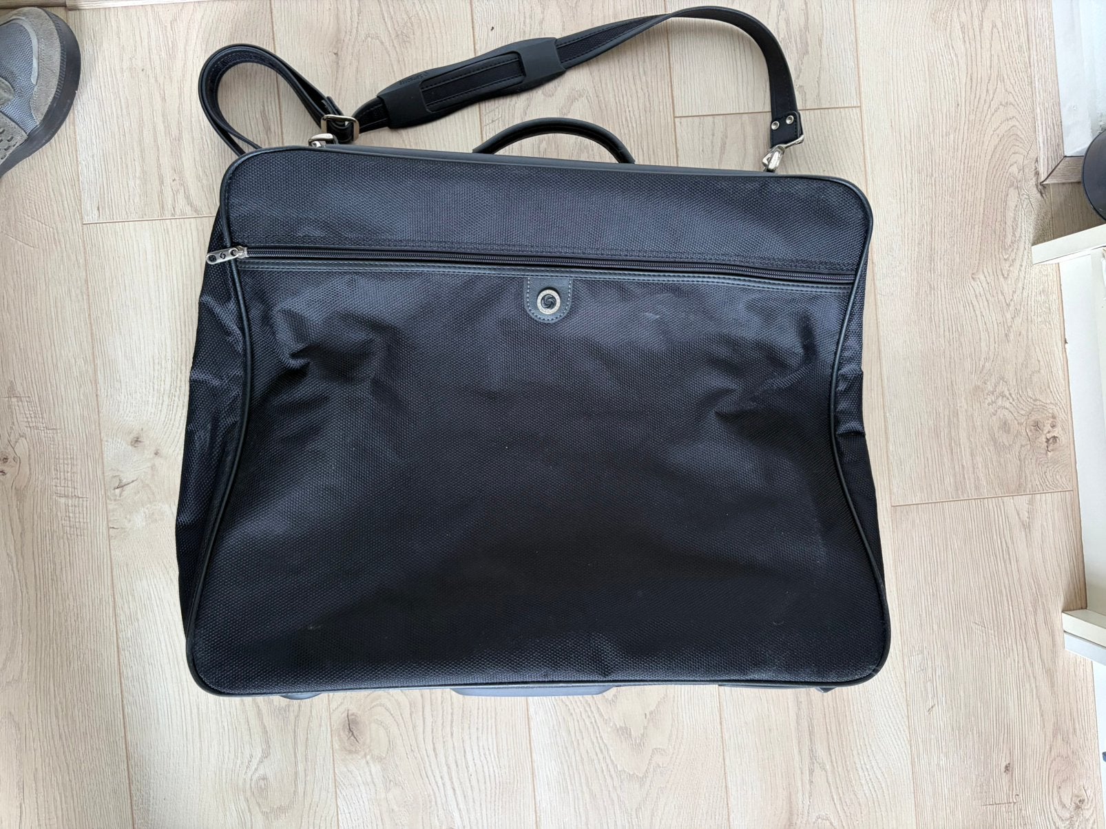 Samsonite kostuumtas, Ophalen of Verzenden, Zo goed als nieuw, Zwart, 30 cm of meer