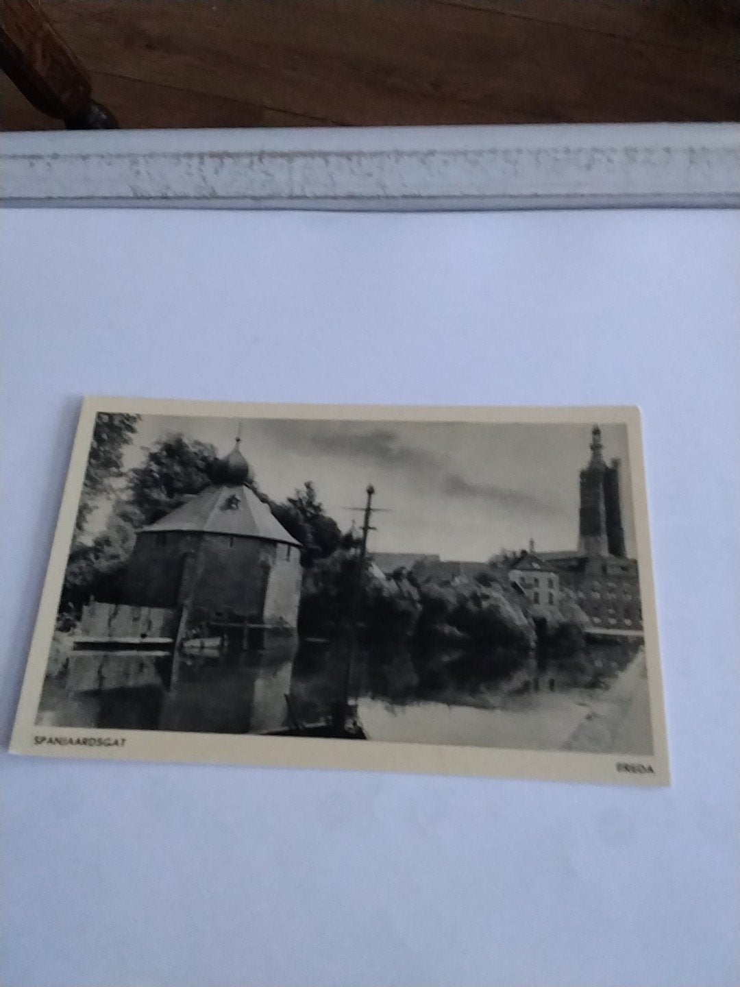 Oude Ansichtkaart Spanjaardsgat Breda, Ophalen of Verzenden, 1920 tot 1940, Gelopen, Noord-Brabant