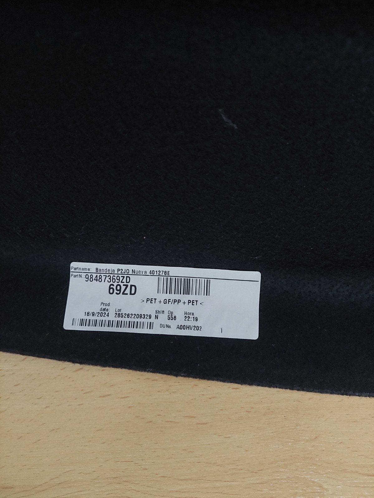 Foto 4 van Hoedenplank Opel Astra