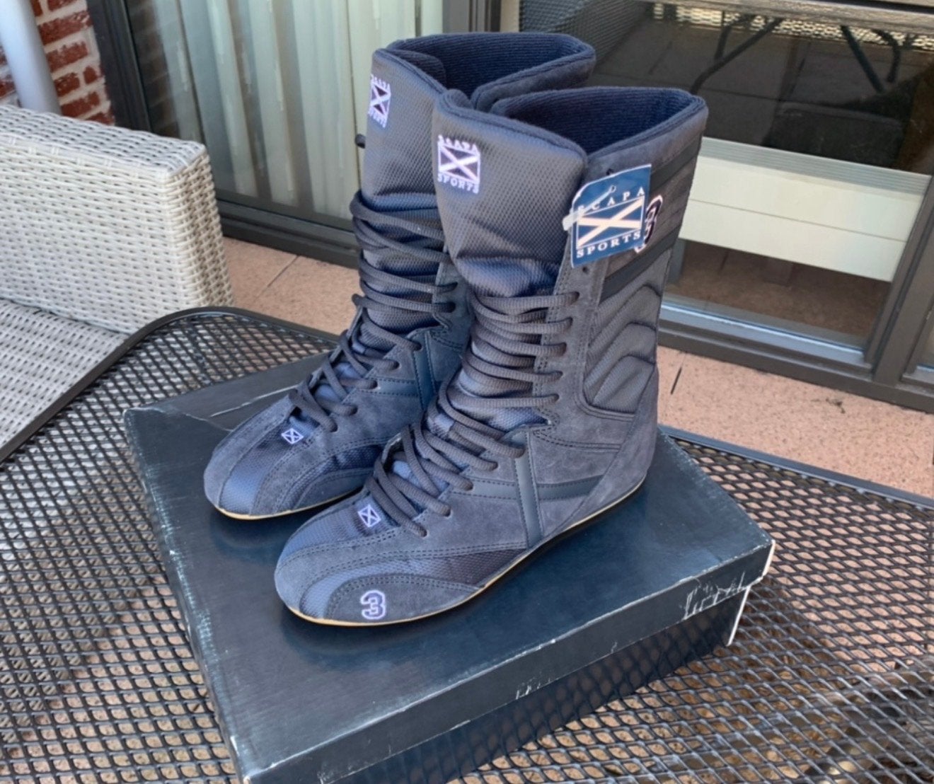 Gloednieuwe SCAPA SPORTS hoge blauwe laarsjes - Maat 39, Hoge laarzen, Blauw, Nieuw, Ophalen of Verzenden