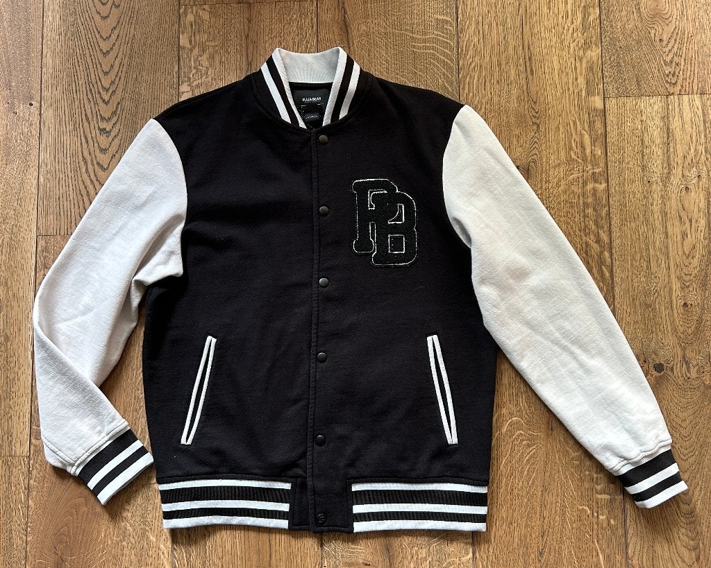 Pull&Bear baseball jas / jasje maat M, Kleding | Heren, Maat 48/50 (M), Zwart, Ophalen of Verzenden, Zo goed als nieuw