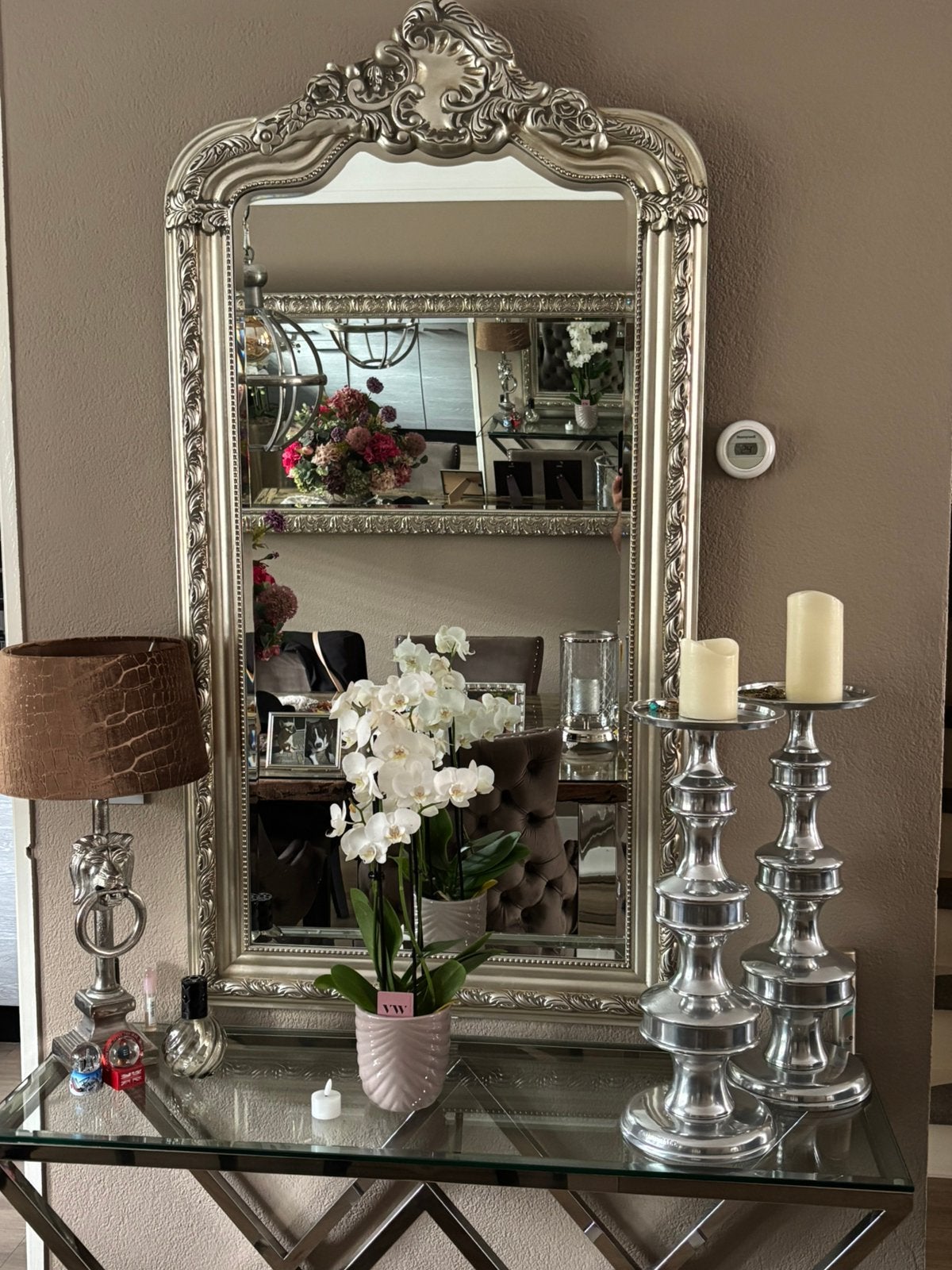 T.K een mooie Sidetable haard spiegel Eric Kuster eichhoktz, Ophalen, Rechthoekig