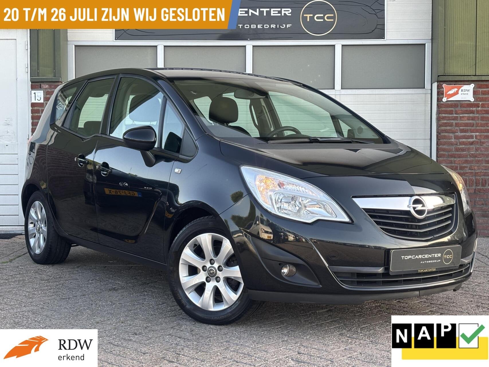 Opel Meriva 1.4 Turbo Berlin/AIRCO/TREKH/CRUISE/APK/NAP, Auto's, Voorwielaandrijving, Euro 5, Gebruikt, 680 kg