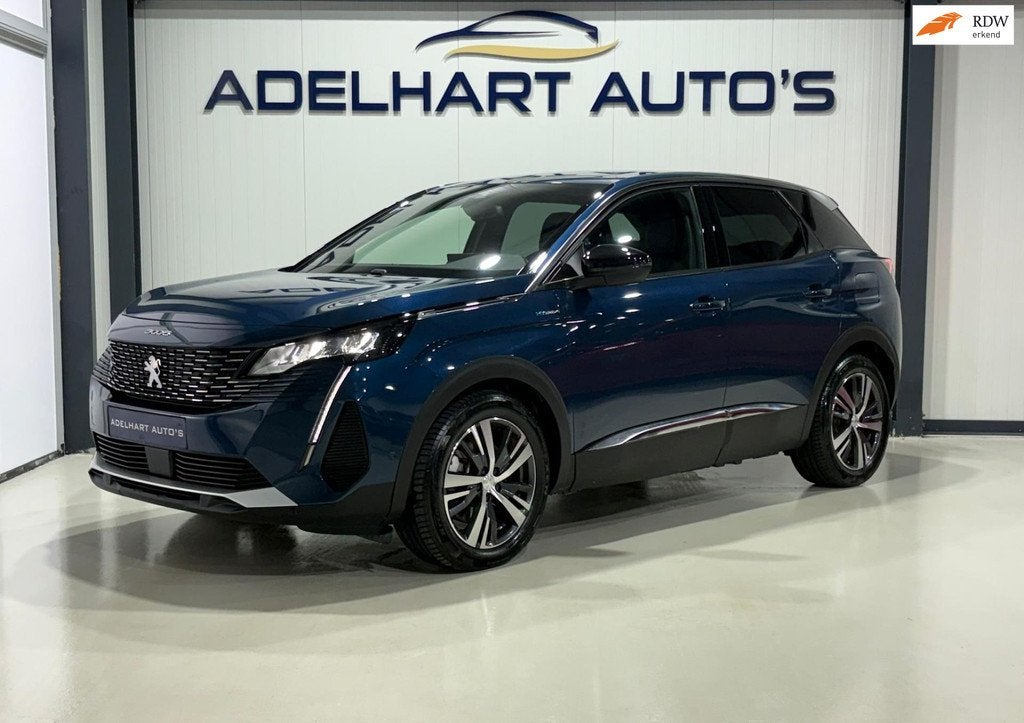 Peugeot 3008 1.6 HYbrid4 300 4 Wheel Automaat / Navigatie fu, Auto's, Peugeot, Automaat, 77 km/l, 4 cilinders, Blauw
