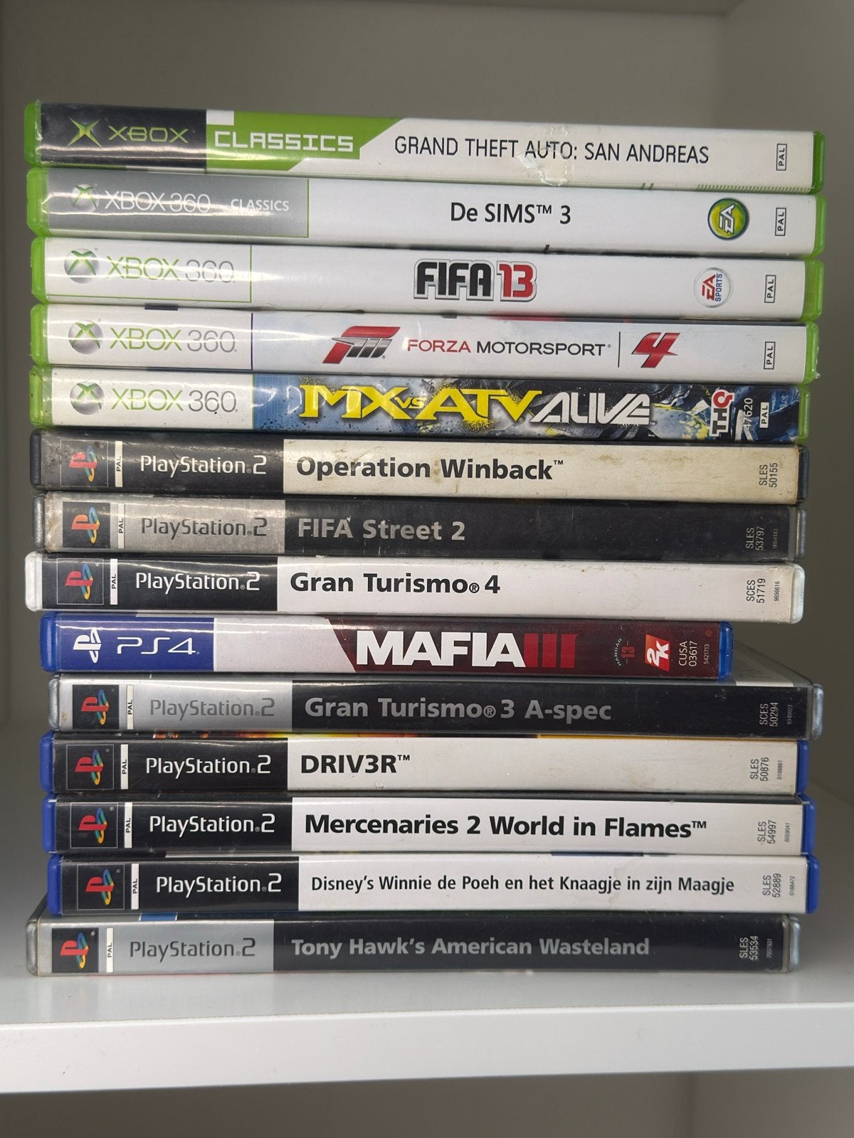 Bundel van 14 games (PS2, PS4, Xbox 360, Xbox) - Getest, 3 spelers of meer, Ophalen of Verzenden, Vanaf 3 jaar