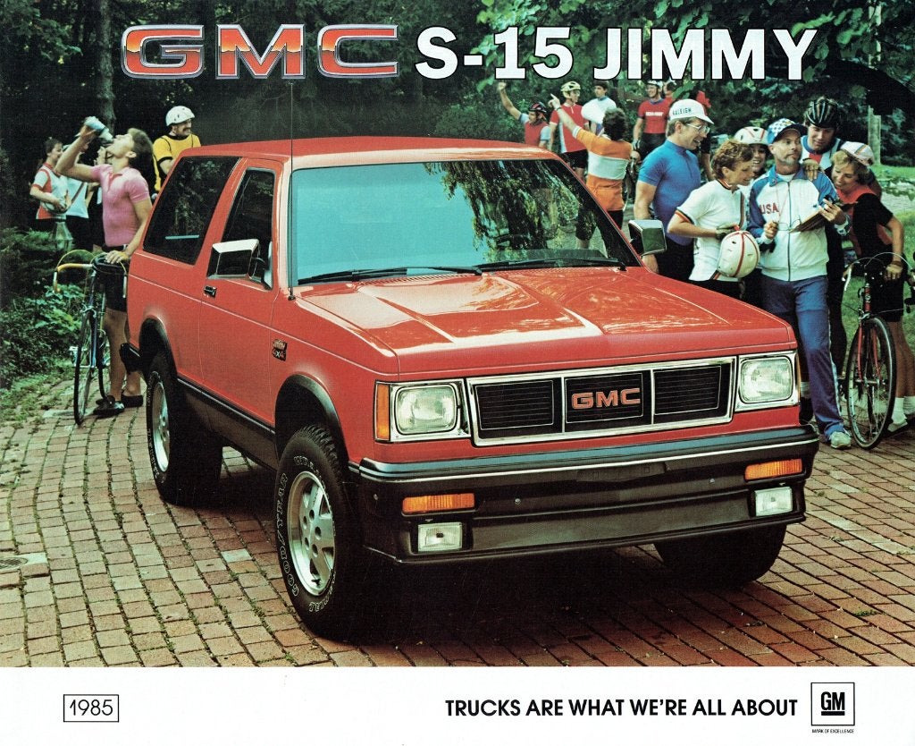 Folder GMC S-15 Jimmy (Canadese uitgave - 1985), Verzenden, Gelezen, Overige merken