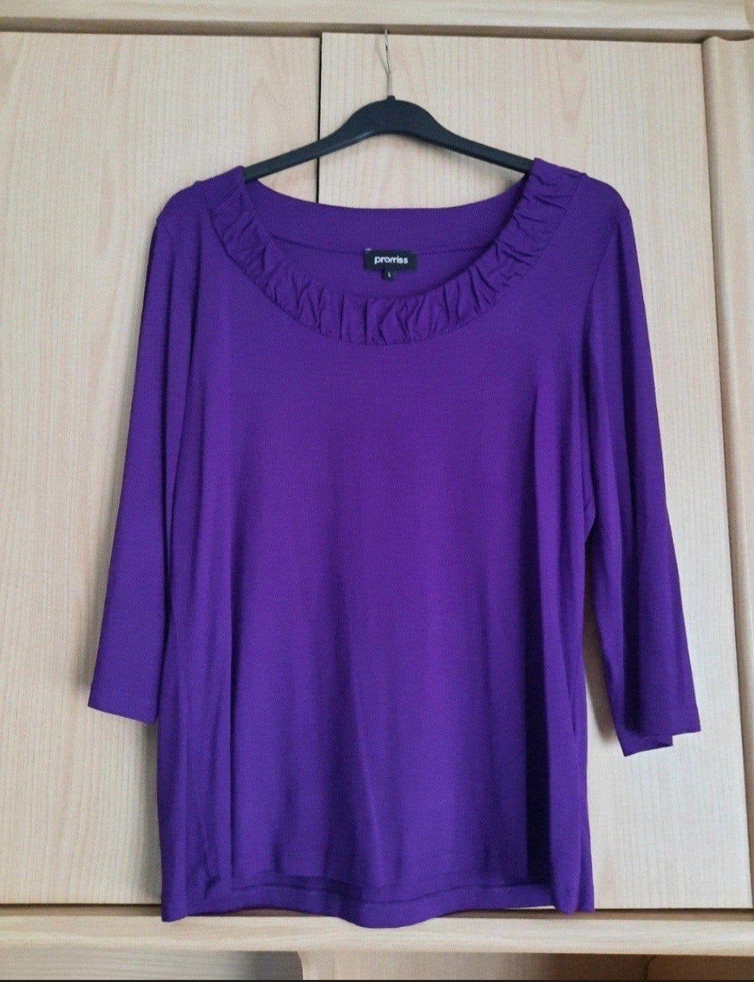 Net shirt maat L, Promiss, Ophalen of Verzenden, Zo goed als nieuw, Paars