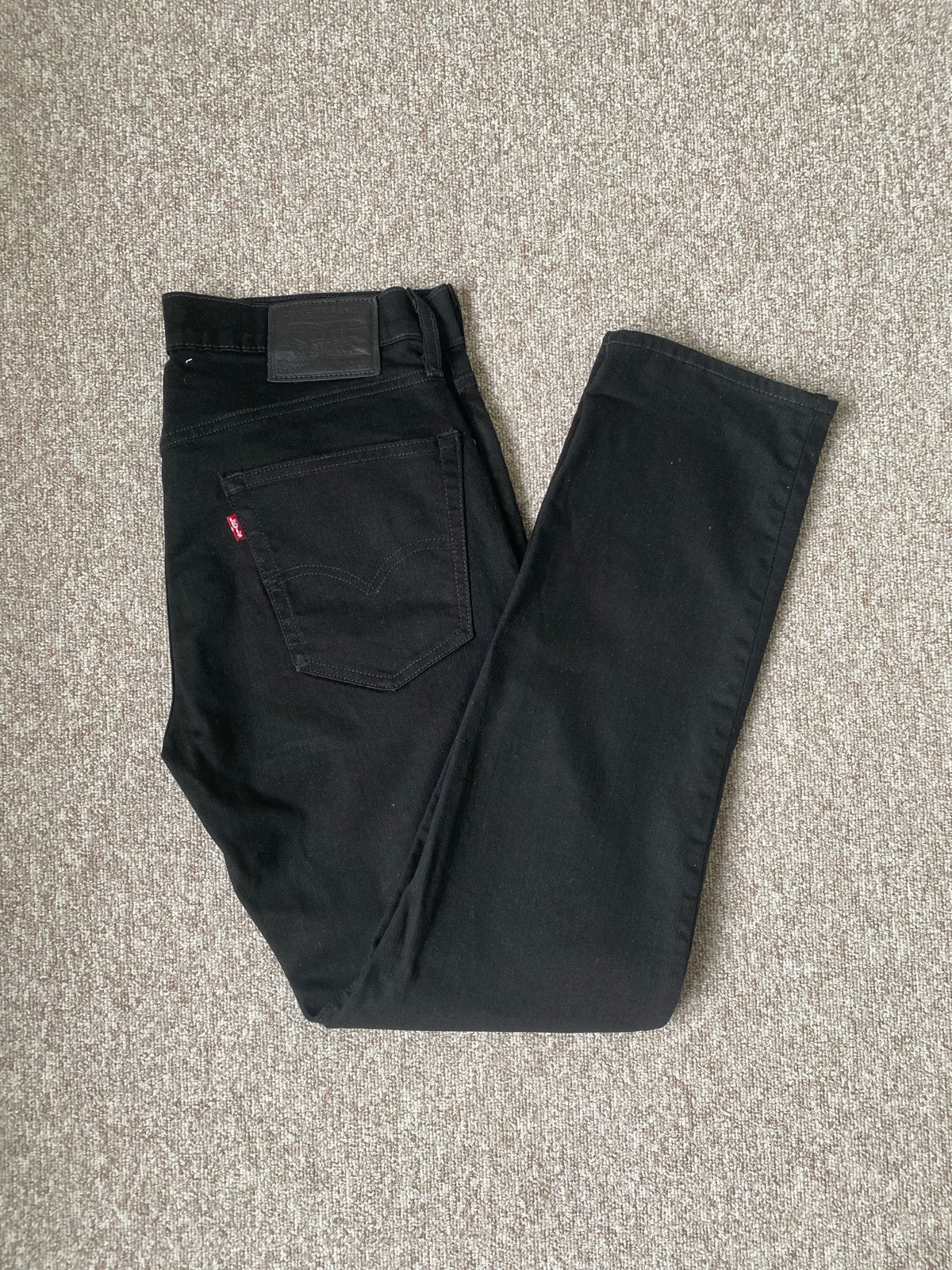 Levi's Premium 502 Regular Taper Jeans Zwart W32 L32, Ophalen of Verzenden, Zo goed als nieuw, Zwart, W32 (confectie 46) of kleiner