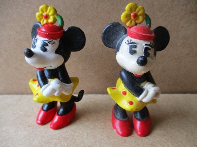 adv9854 minnie mouse poppetje 4, Verzamelen, Disney, Ophalen, Overige figuren, Gebruikt, Beeldje of Figuurtje