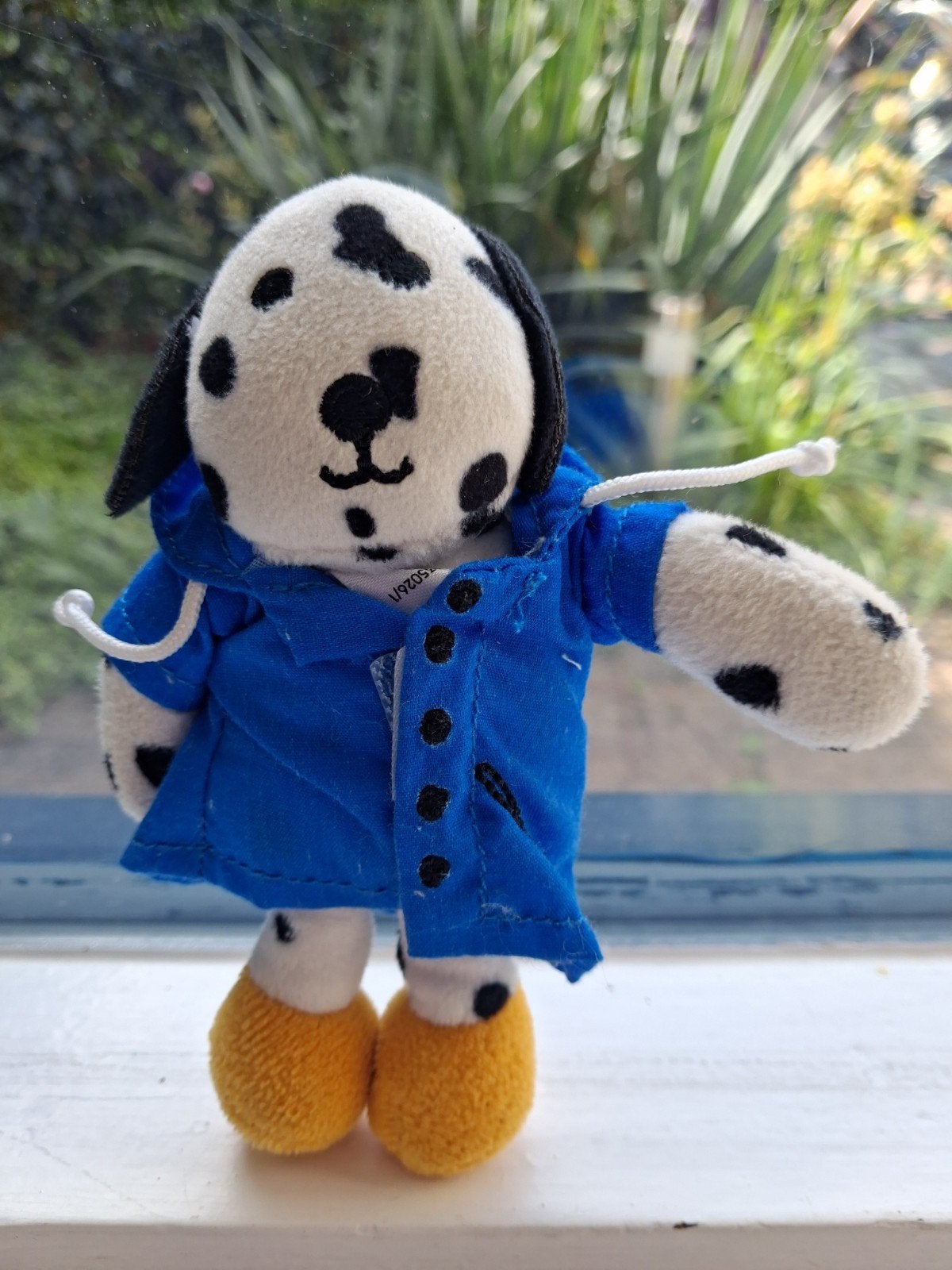 Dierenvriendje hond dalmatiër met blauw jasje van Hema, Hema, Zo goed als nieuw, Wasbaar, Klein (minder dan 20 cm)