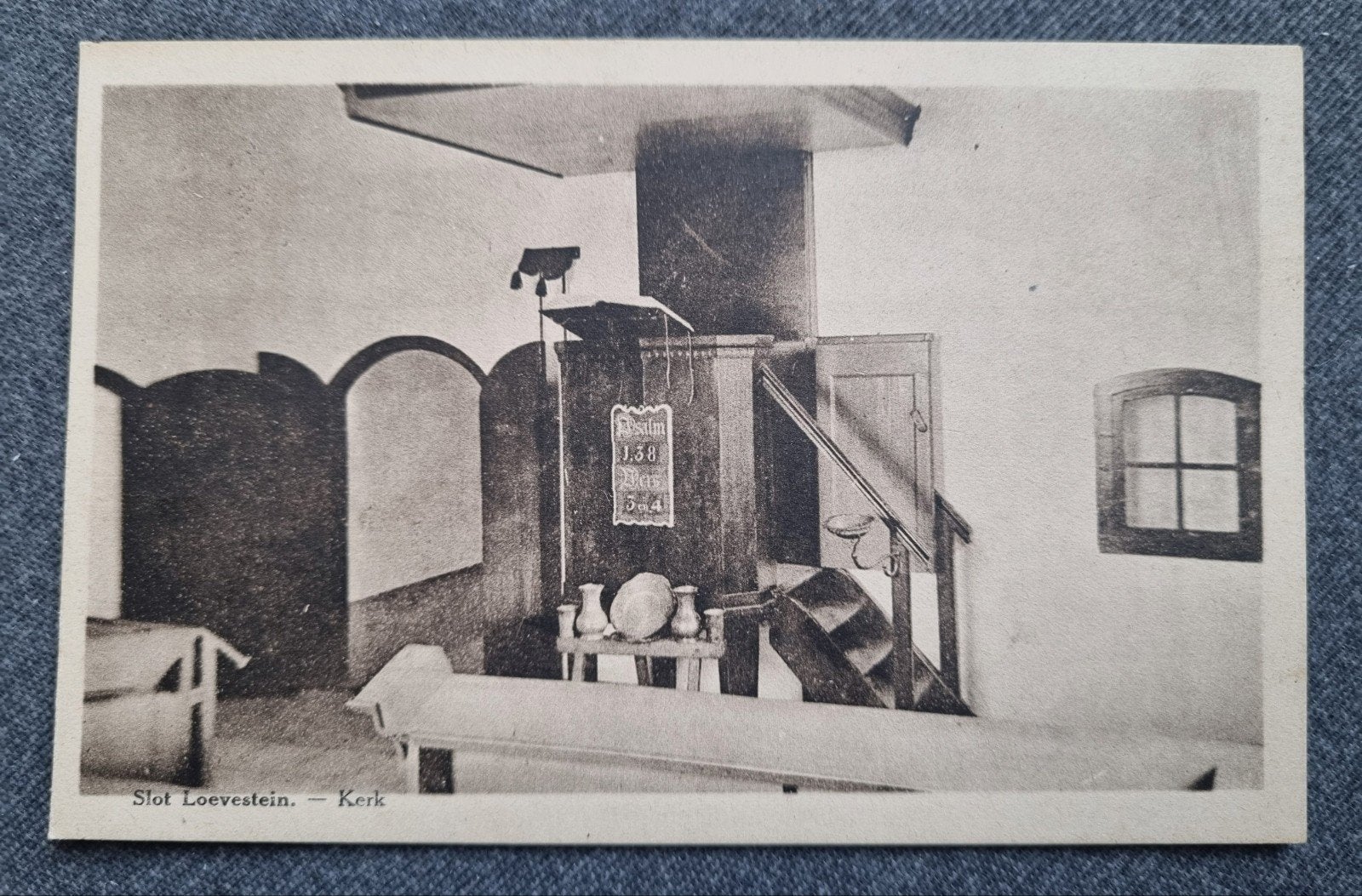 Slot Loevestein - Kerk ca 1920 Ongelopen, Ophalen of Verzenden, Voor 1920
