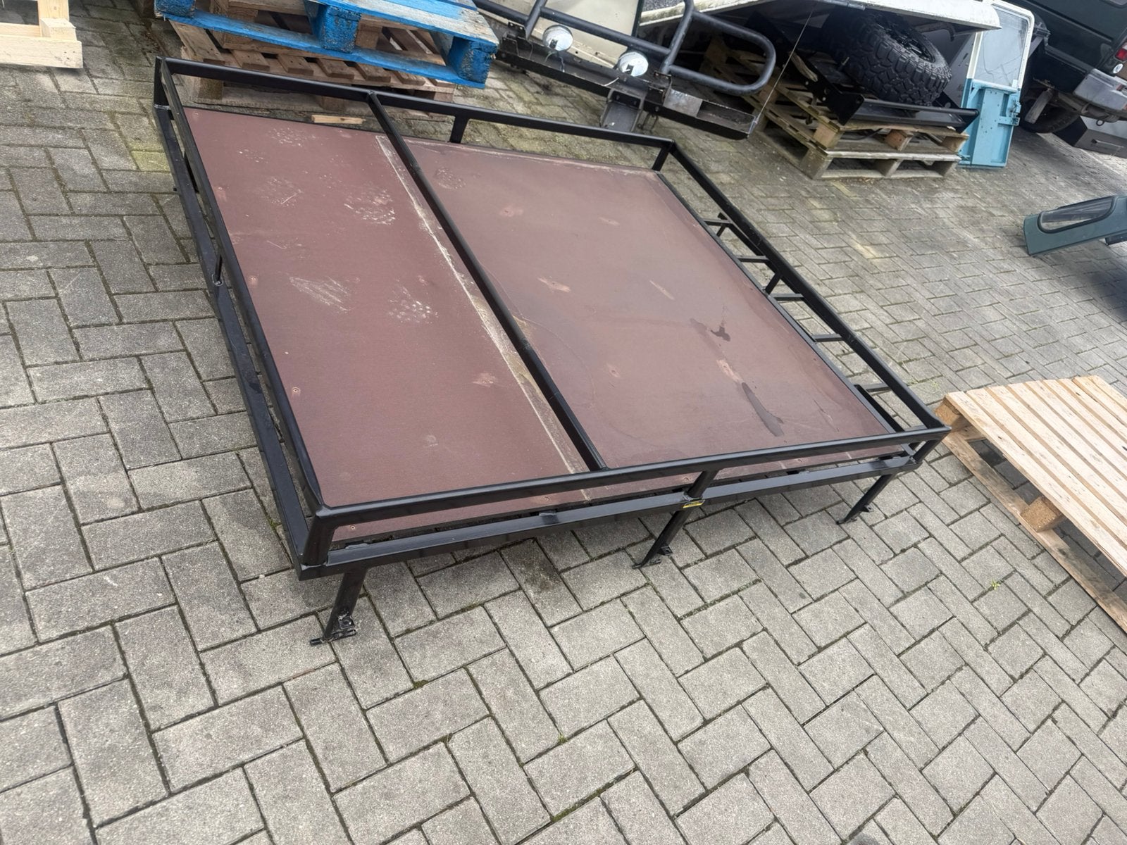 Land rover defender / series roofrack / dakrek, Ophalen, Zo goed als nieuw