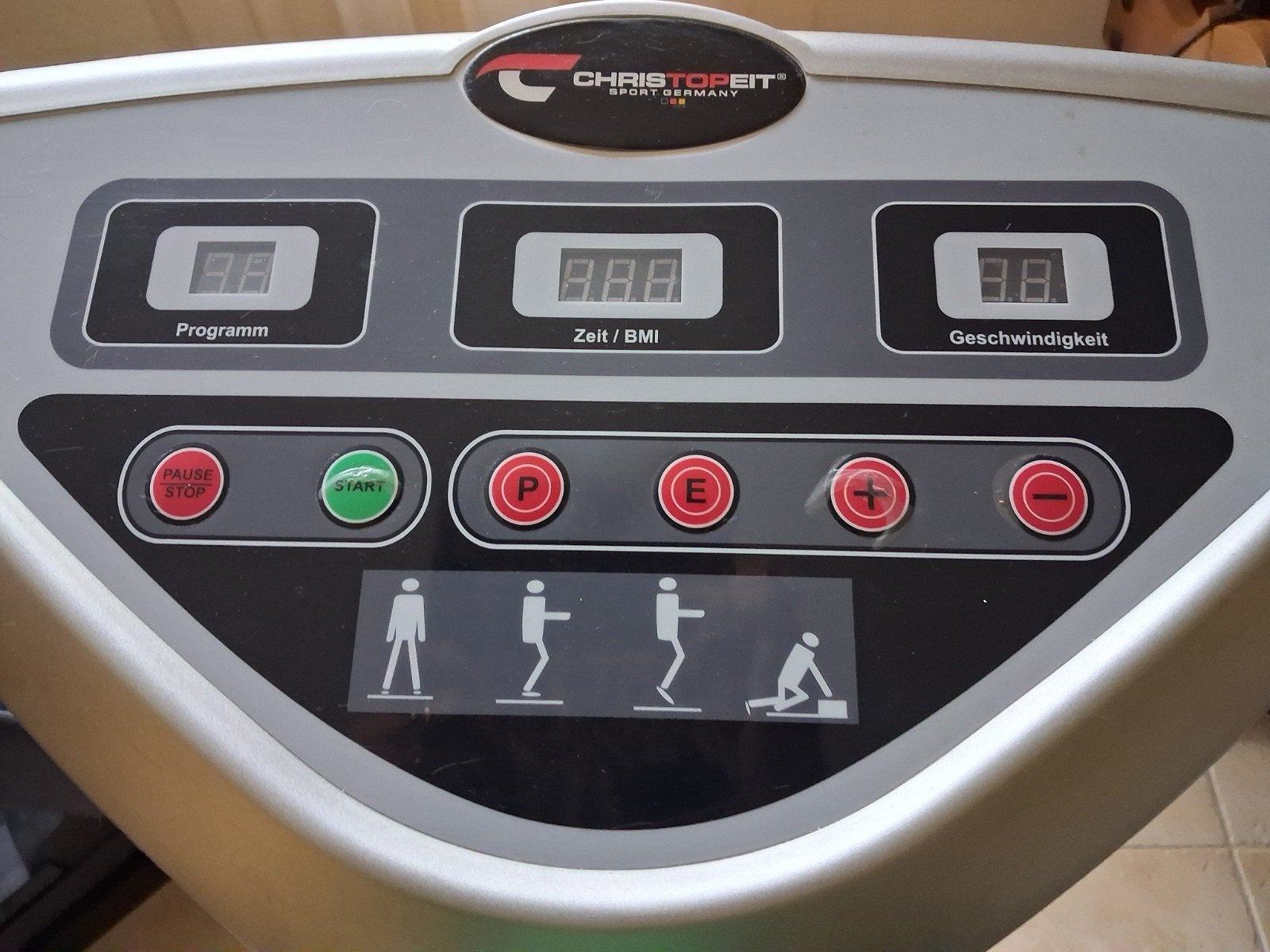 Christopeit Sport Germany Vibro 5000 Trilplaat, Ophalen, Benen, Trilplaat, Zo goed als nieuw