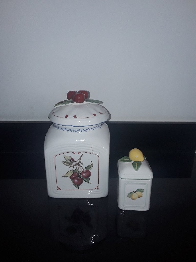 Villeroy en boch Cottage collection grote voorraadpot&klein, Verzenden