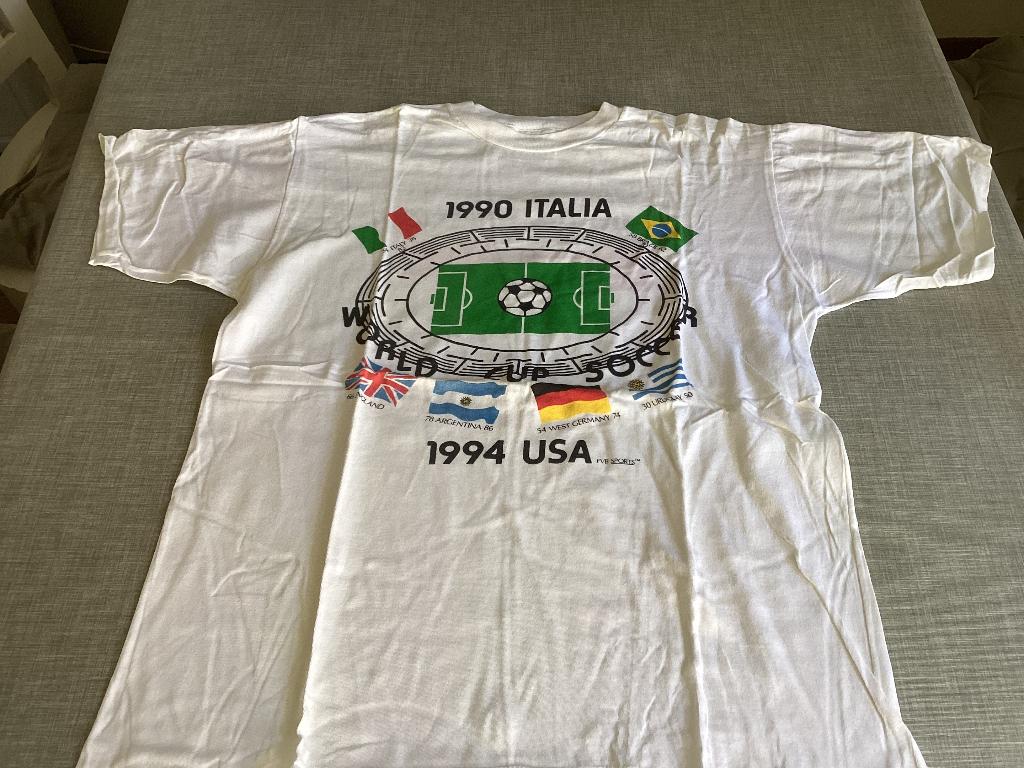 Supportersshirt WK’s voetbal 1990 Italië, Ophalen of Verzenden, Zo goed als nieuw, Buitenlandse clubs, Shirt