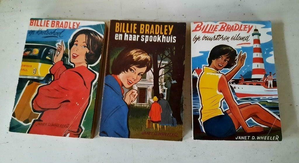 Collectors item 3 pockets Billie Bradley incl 1 misdruk, Boeken, Ophalen of Verzenden, Gelezen, Janet D. Wheeler