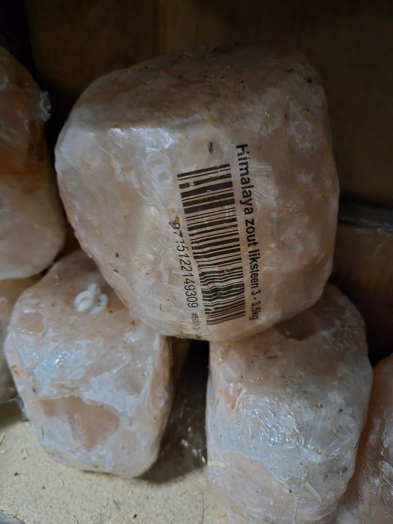 Himalaya zoutsteen 3.5 / 4 kg, Ophalen