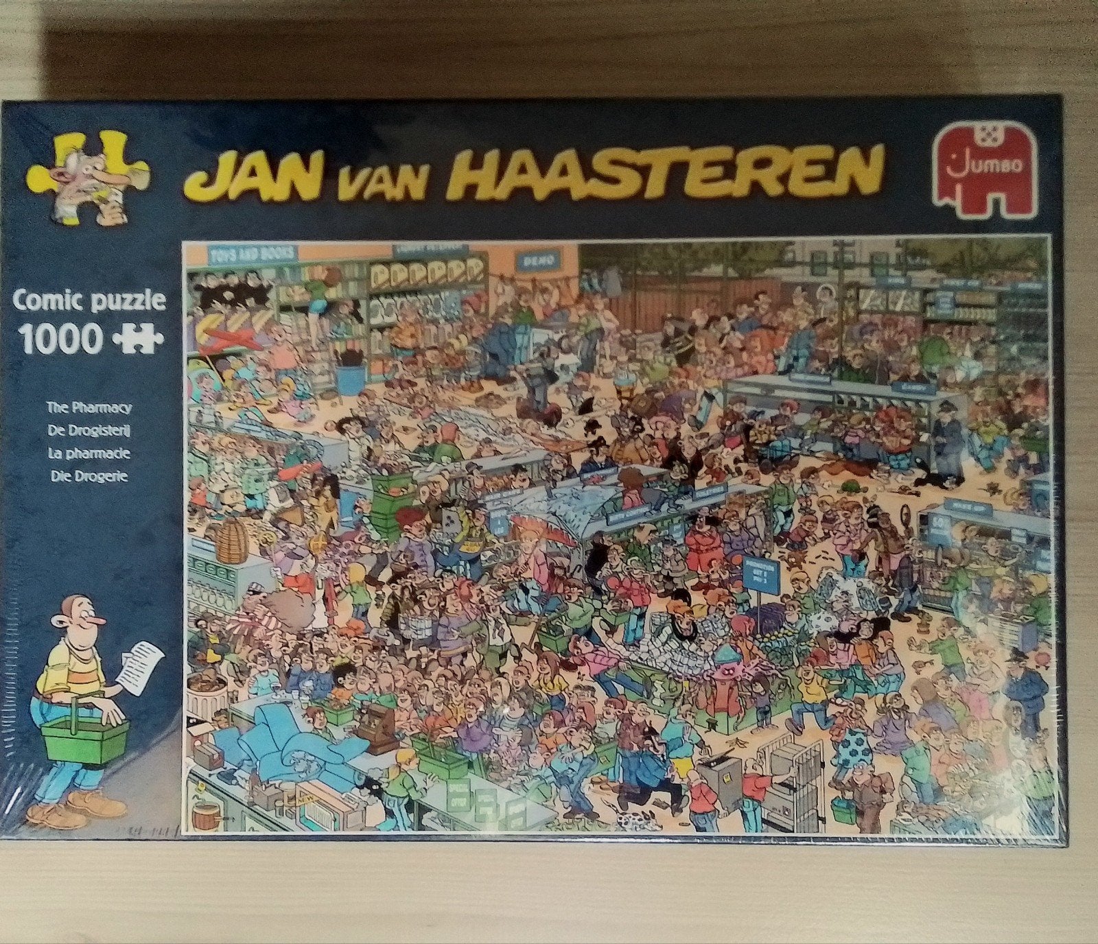 Jan van Haasteren: De Drogisterij 1000 stukjes nieuw., Ophalen, 500 t/m 1500 stukjes, Nieuw