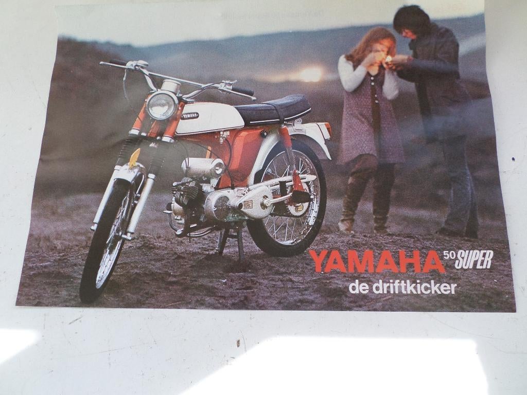 YAMAHA FS1 BLAADJE FOLDER RECLAME, Ophalen of Verzenden, Nieuw, Overige typen, Yamaha