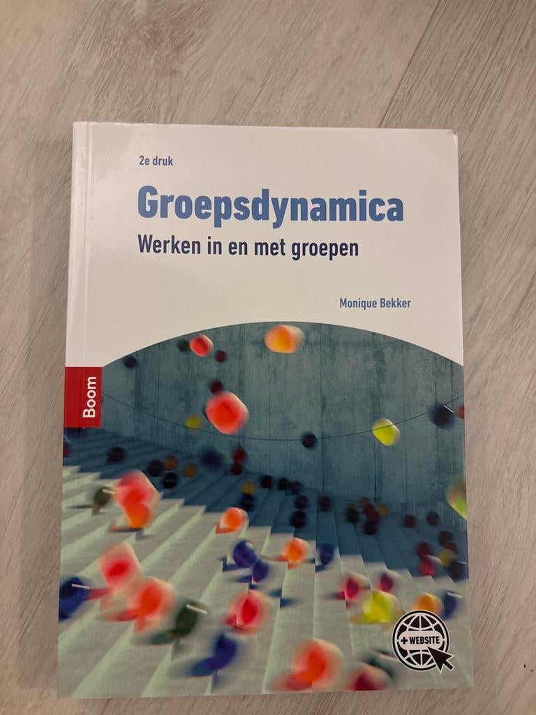 Groepsdynamica: Werken in en met groepen (2e druk), Boeken, Studieboeken en Cursussen, Zo goed als nieuw, HBO, Gamma, Verzenden