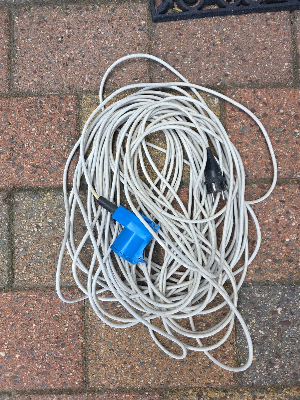 Caravan stekker kabel 30 meter, Ophalen of Verzenden, Gebruikt