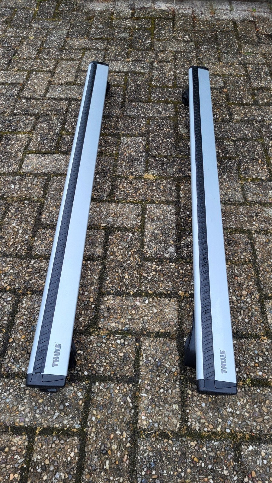 Thule Aero Dakdragers 122,5 cm incl. voeten & Quick Release, Auto diversen, Dakdragers, Ophalen of Verzenden, Gebruikt