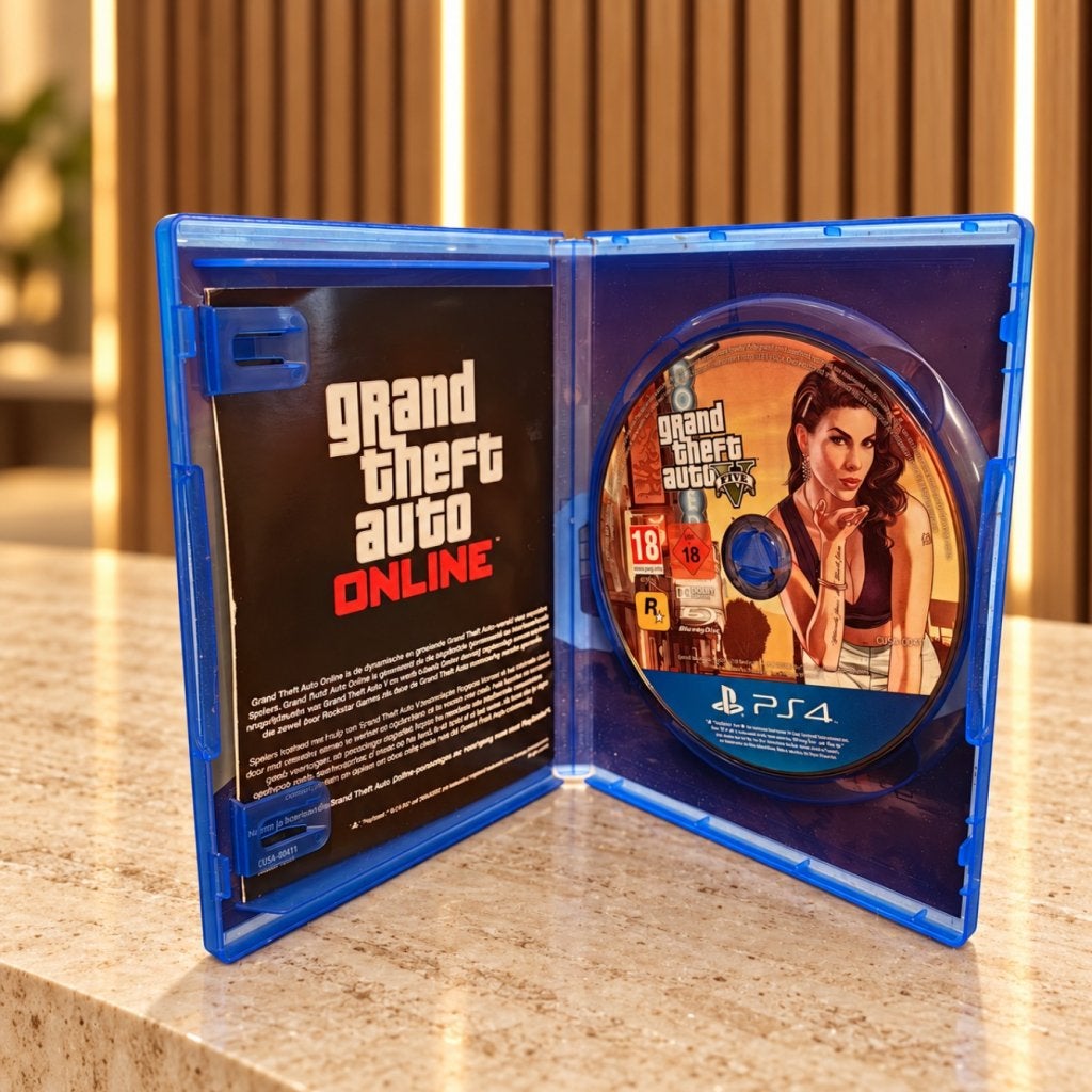 Grand Theft Auto V PS5 Game - In Nette Staat, Spelcomputers en Games, Sony, Zo goed als nieuw, Support@sony.com, 1-7-1 Konan, Minato-ku
Tokyo 108-0075
Japan