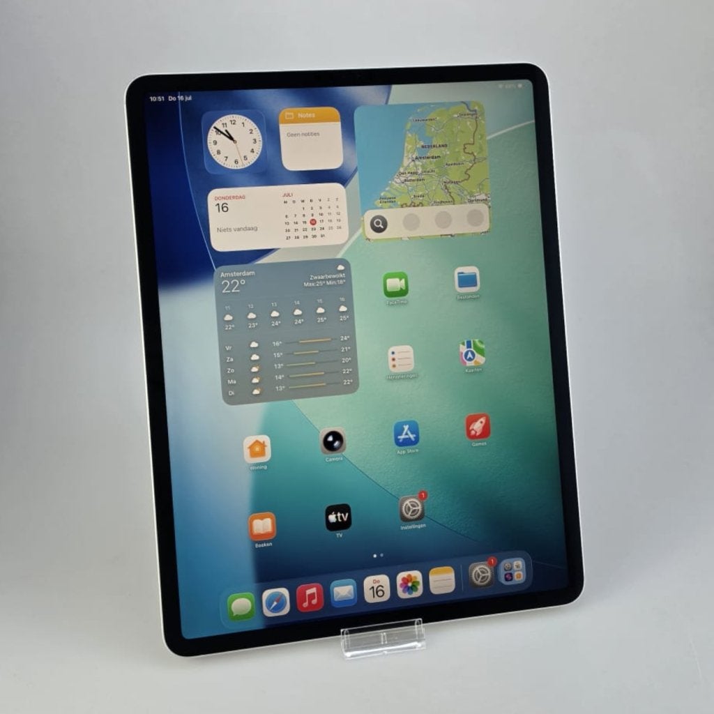 iPad Pro 2020 4th Gen 12.9 inch 265GB WiFi + Cellular Silver, Apple, Zo goed als nieuw, Support@apple.com, One Apple Park Way
Cupertino, CA 95014
United States