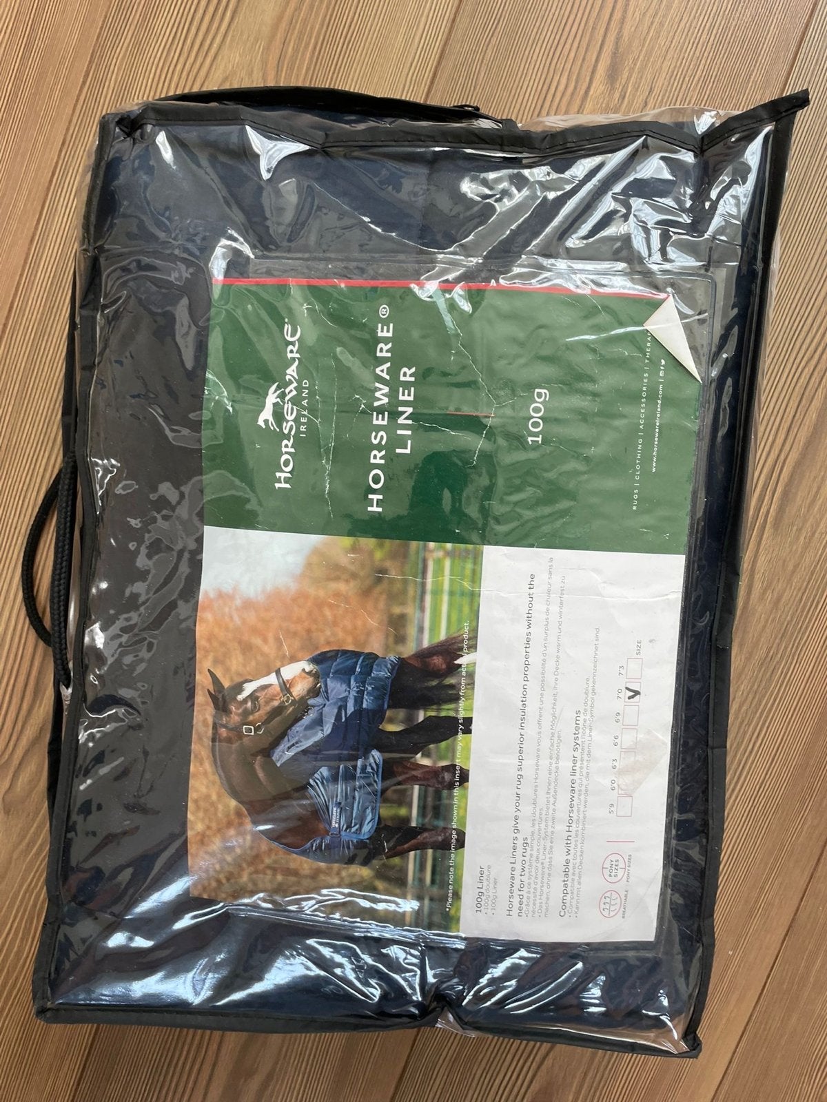 NIEUW Horseware liner maat 213, 100 gr, Ophalen, Nieuw