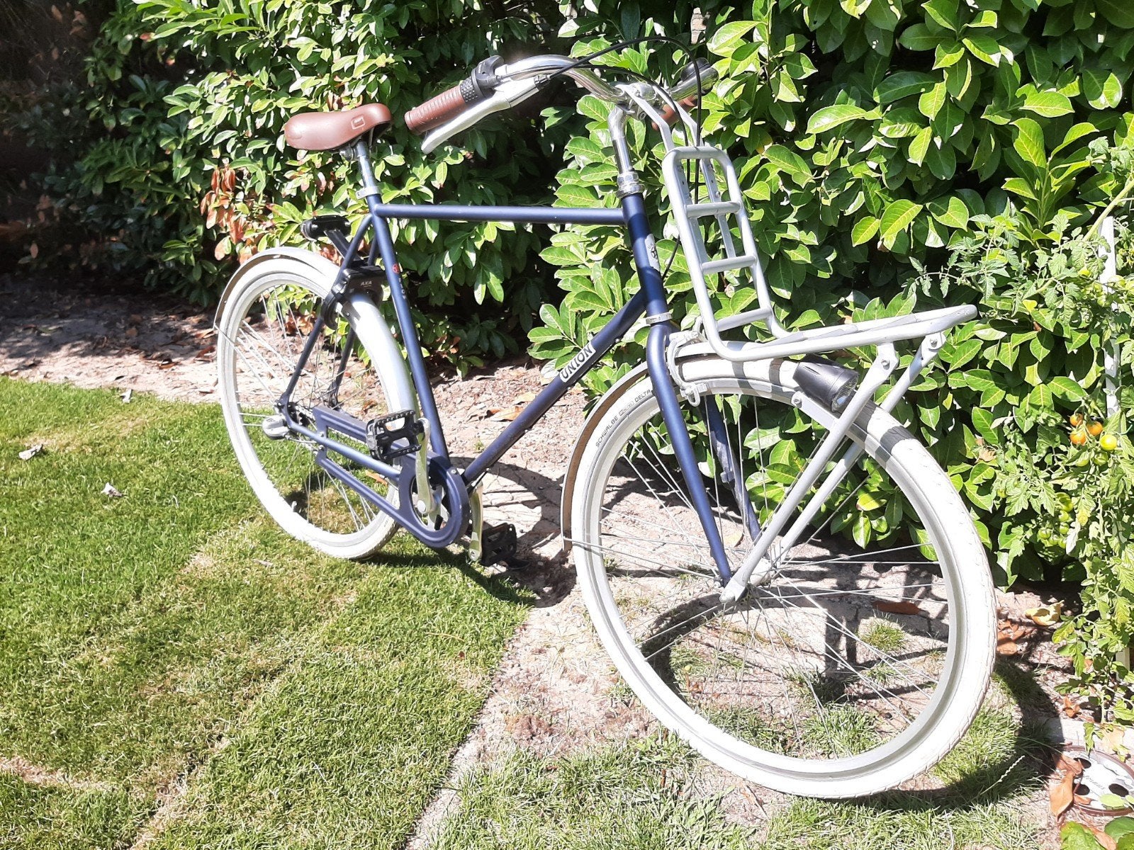 Union Flow herenfiets - 3 versnellingen, Fietsen en Brommers, Fietsen | Heren | Herenfietsen, Terugtraprem, Versnellingen, Zo goed als nieuw
