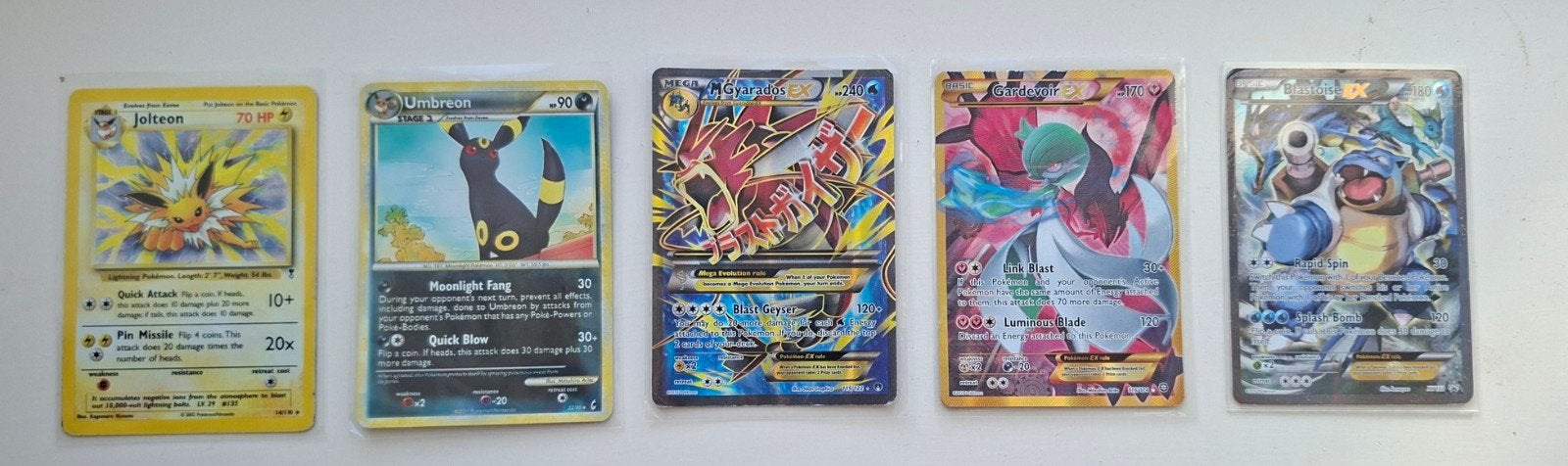Pokemon kaarten, Ophalen of Verzenden, Gebruikt, Meerdere kaarten, Foil