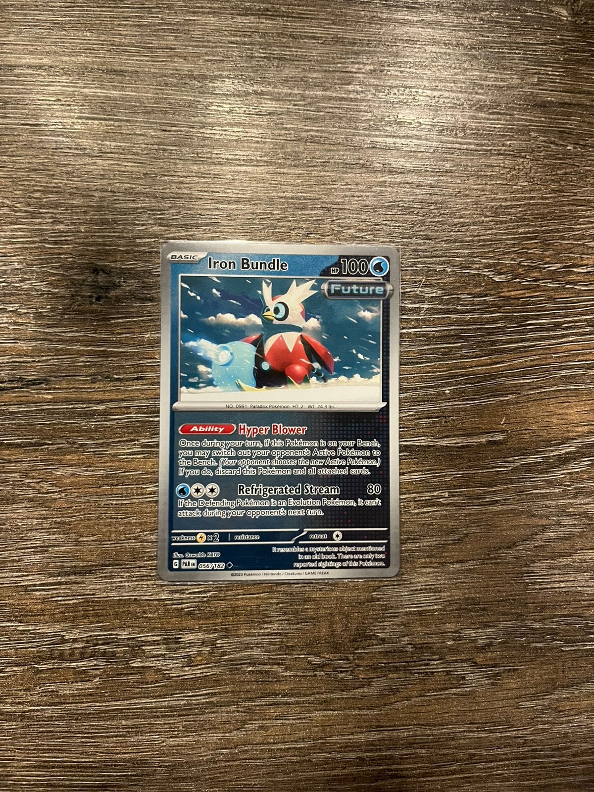 Iron Bundle PAR 056/182 reverse holo, Ophalen of Verzenden, Zo goed als nieuw