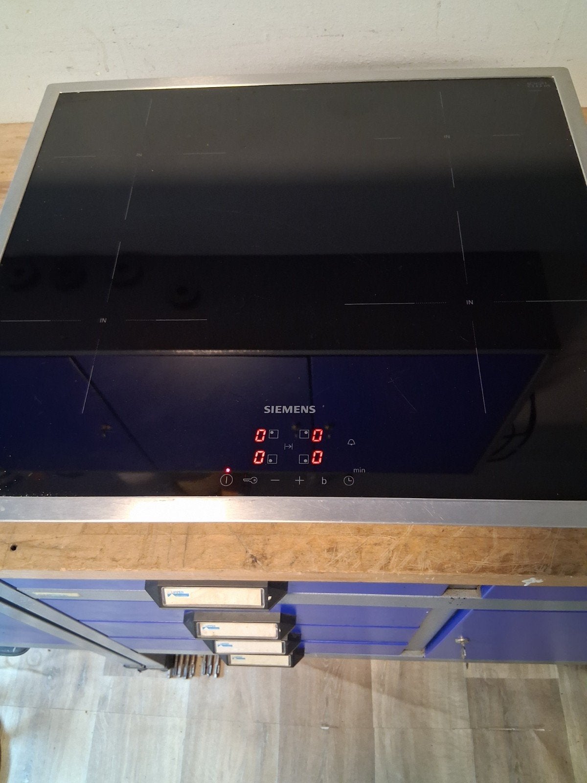 Siemens inbouw inductie kookplaat EU645BE, Witgoed en Apparatuur, Ophalen, Inbouw, Inductie, 4 kookzones