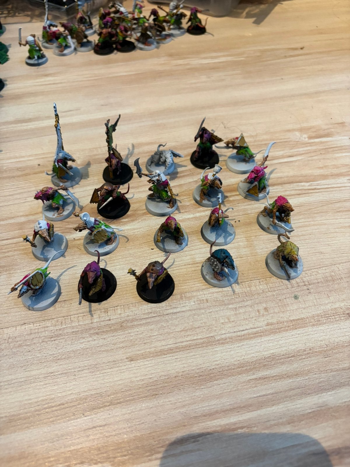 Warhammer age of sigmar skaven clanrats #1, Hobby en Vrije tijd, Figuurtje(s), Warhammer, Ophalen of Verzenden, Zo goed als nieuw