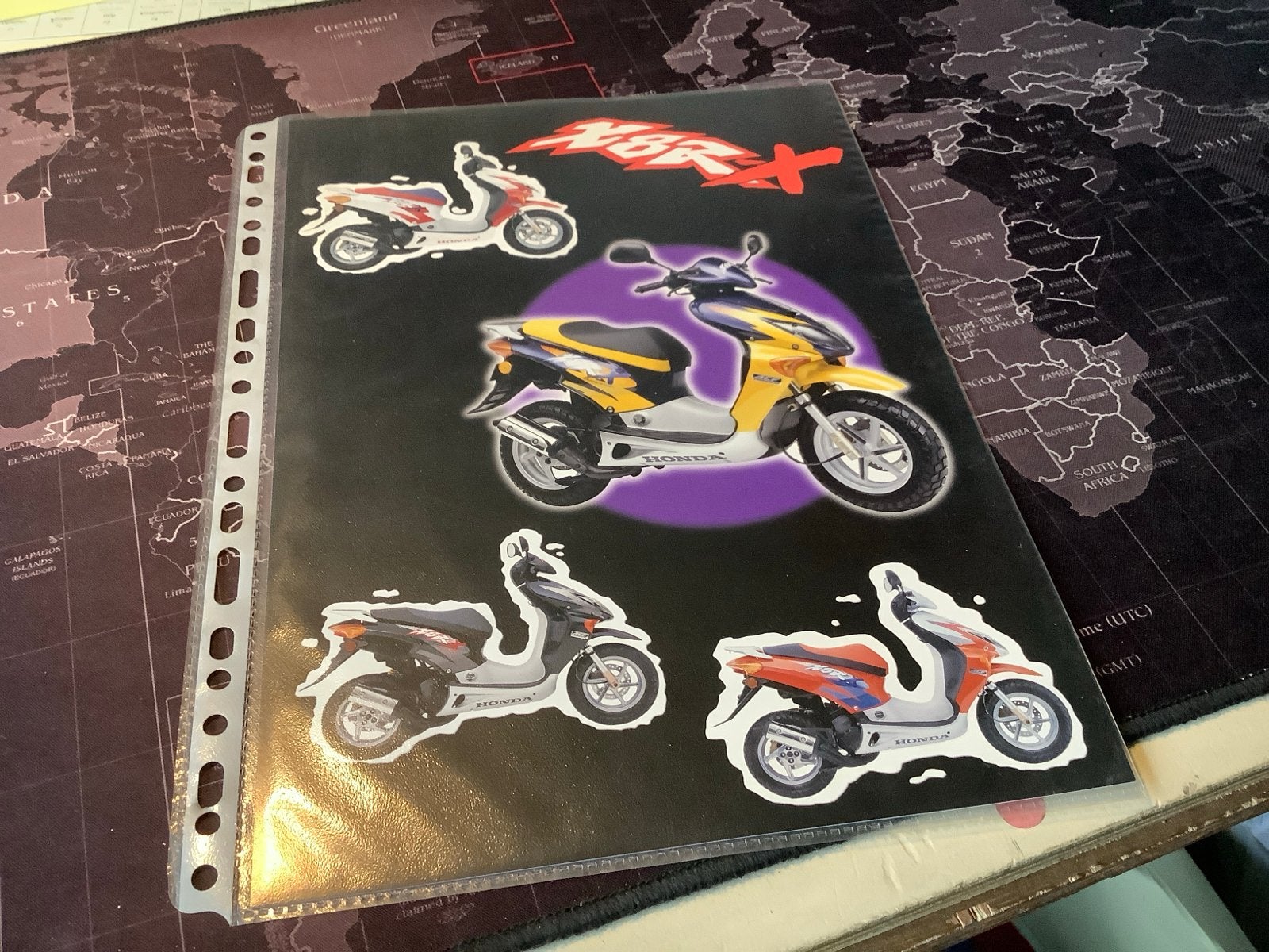 Honda X8RX poster A4 formaat NOS, uniek., Verzenden, Nieuw