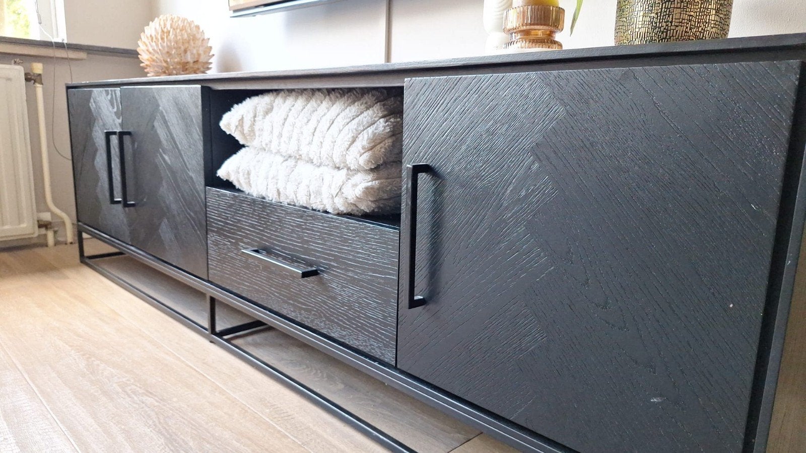 Complete meubelset: tv-meubel, dressoir en salontafels, Ophalen