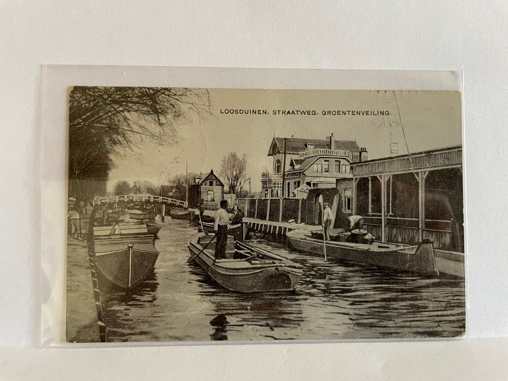 den Haag - Loosduinen - Straatweg - Groenteveiling, Verzenden, Voor 1920, Gelopen, Zuid-Holland
